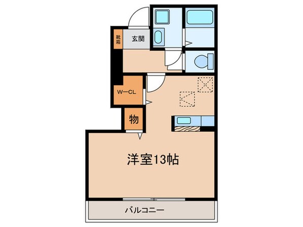 ベルフォ－レの物件間取画像